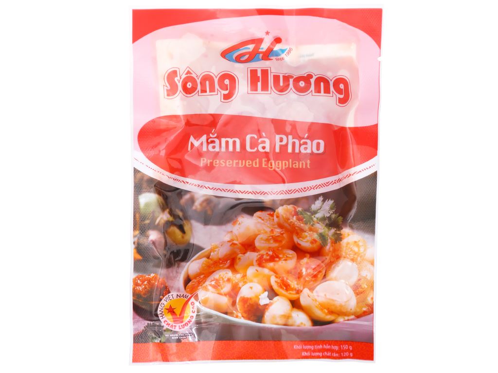 Mắm Cà Pháo Sông Hương Foods Gói 120g - Ăn kèm cơm , bún , phở , mì tôm