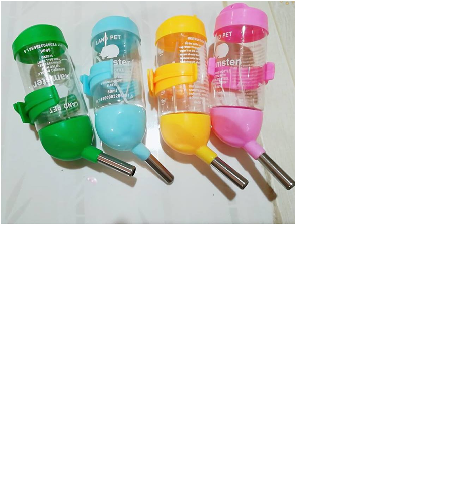 Bình nước bi lăn nhiều size cho hamster , thỏ , bọ ú