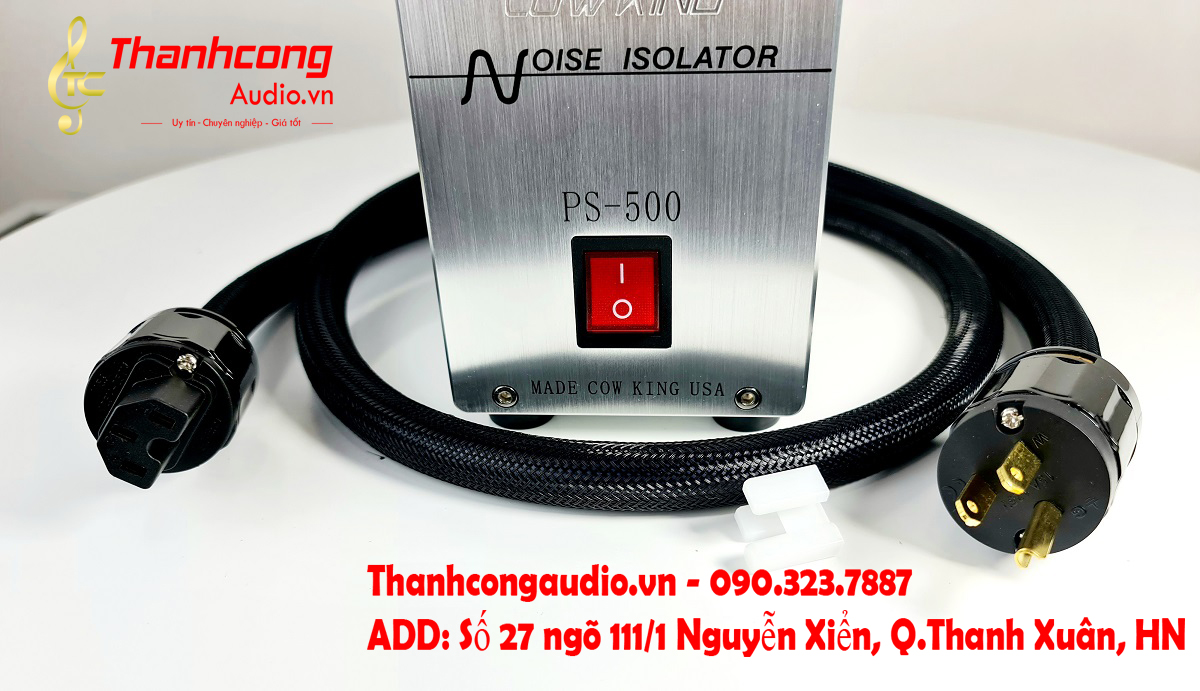 ( Ảnh Thật + KM). Biến áp cách ly AUDIO 220V/100V - COWKING PS500.