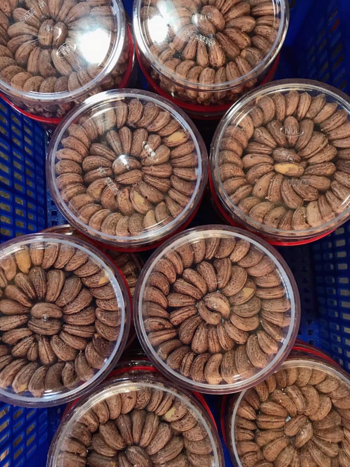 [HCM]ĐIỀU BÌNH PHƯỚC RANG MUỐI XẾP HOA (hộp 500gr)