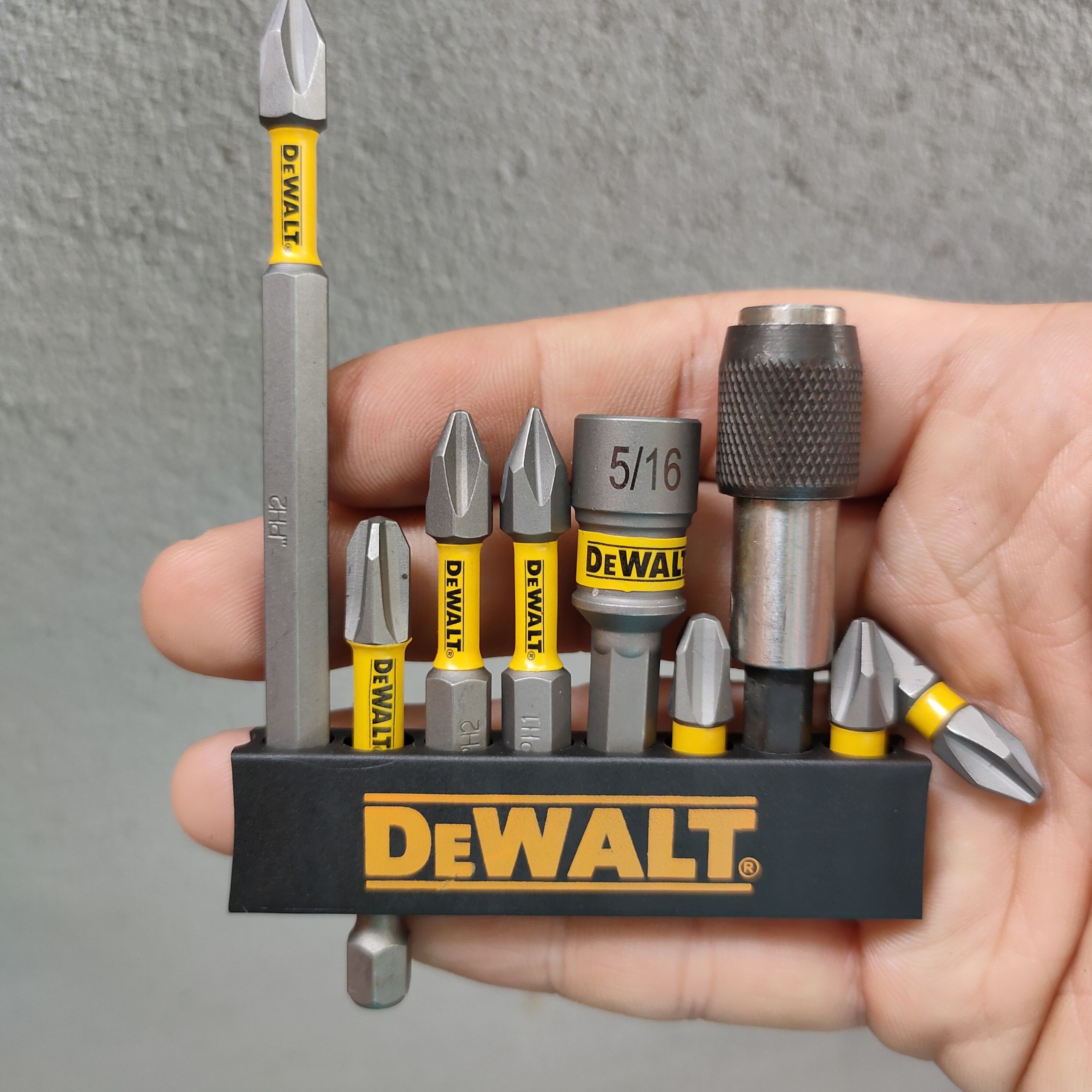 COMBO MŨI VÍT DEWALT - ĐẦU TÔN - ĐẦU NỐI VÍT - DÀI 5cm,9cm