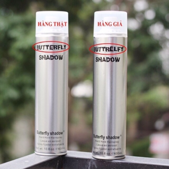 Gôm Xịt Tóc ButterFly Shadow 600ml ,320ml,150ml - Hàng Nội Địa Trung Quốc - 320ml