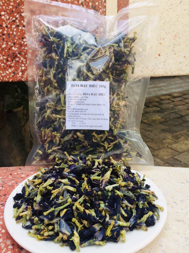 HOA ĐẬU BIẾC SẤY KHÔ 100G