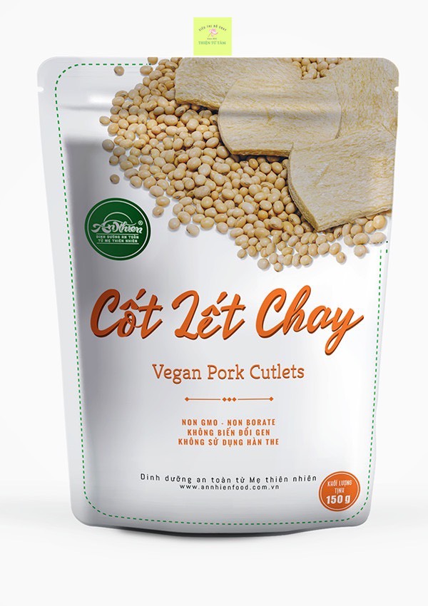 Cốt lết chay an nhiên thực phẩm chay healthy gói 150g