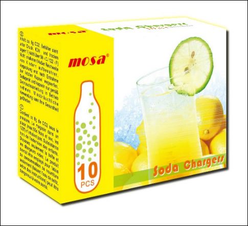 Gas mosa làm soda , viên gas soda co2 – soda charger co2