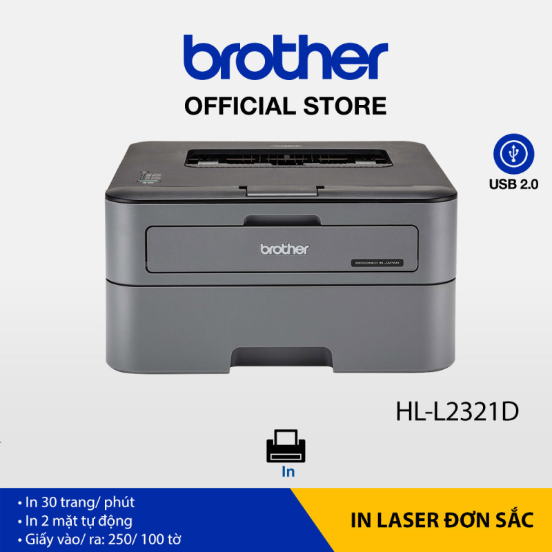 Máy in laser đơn sắc Brother HL-L2321D