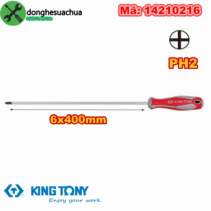 Vít đầu bake kingtony 14210216 ph2 x 6 x 400mm