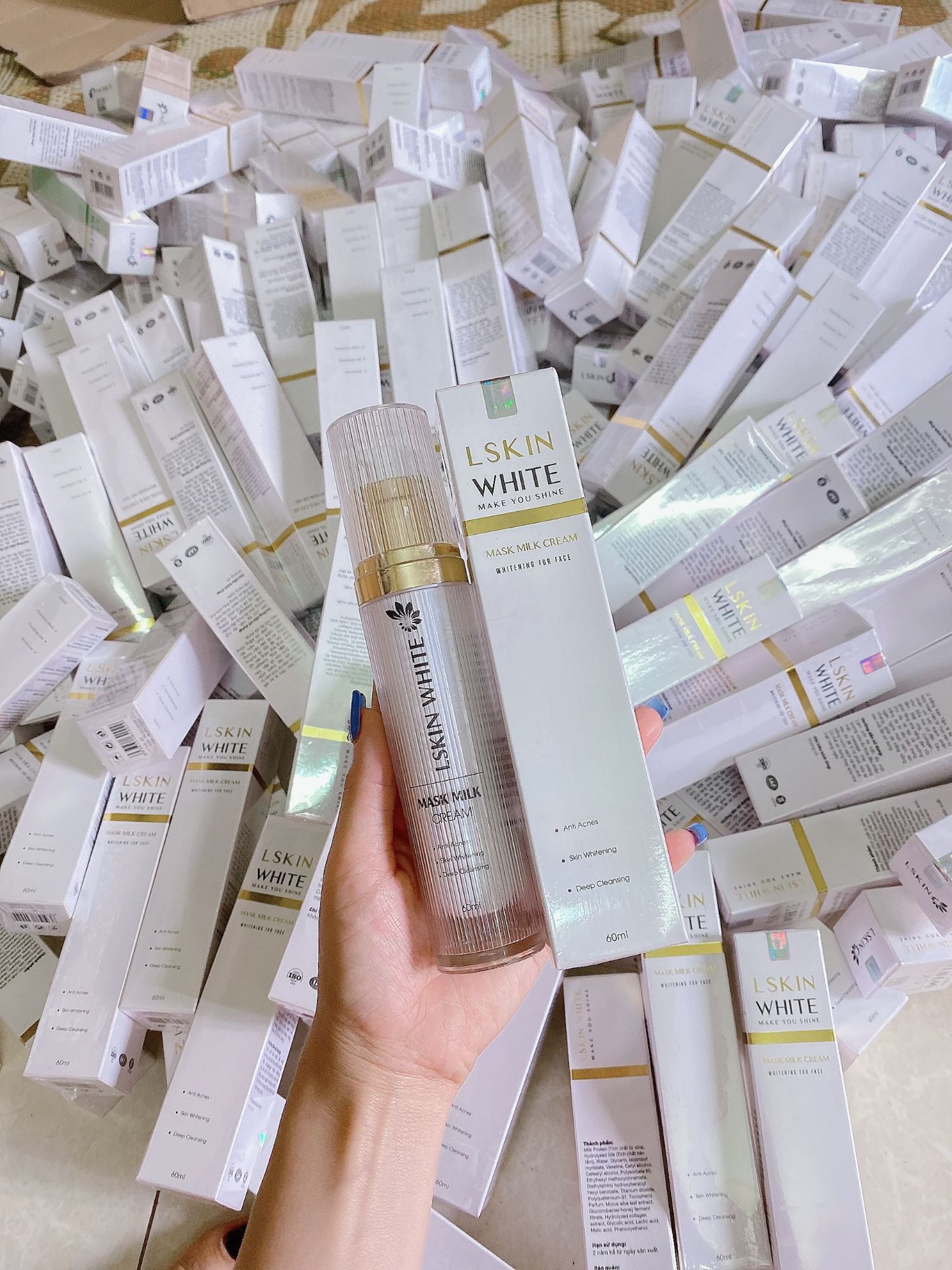 Ủ Kén tằm LSKIN WHITE ( 1 lần ủ bằng 10 lần dưỡng )