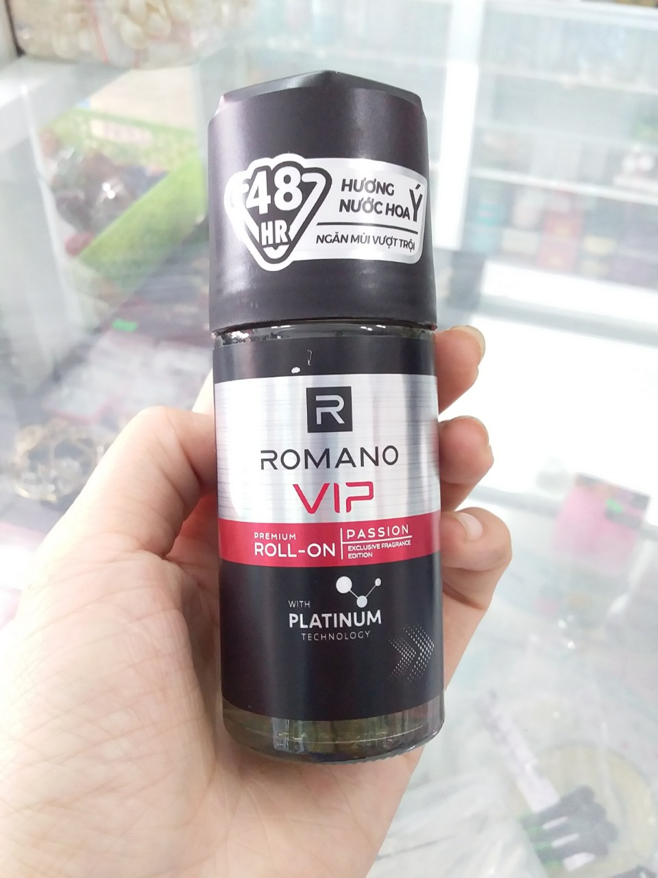 [HCM]Lăn khử mùi cao cấp Romano Vip Passion mạnh mẽ bí ẩn 50ml