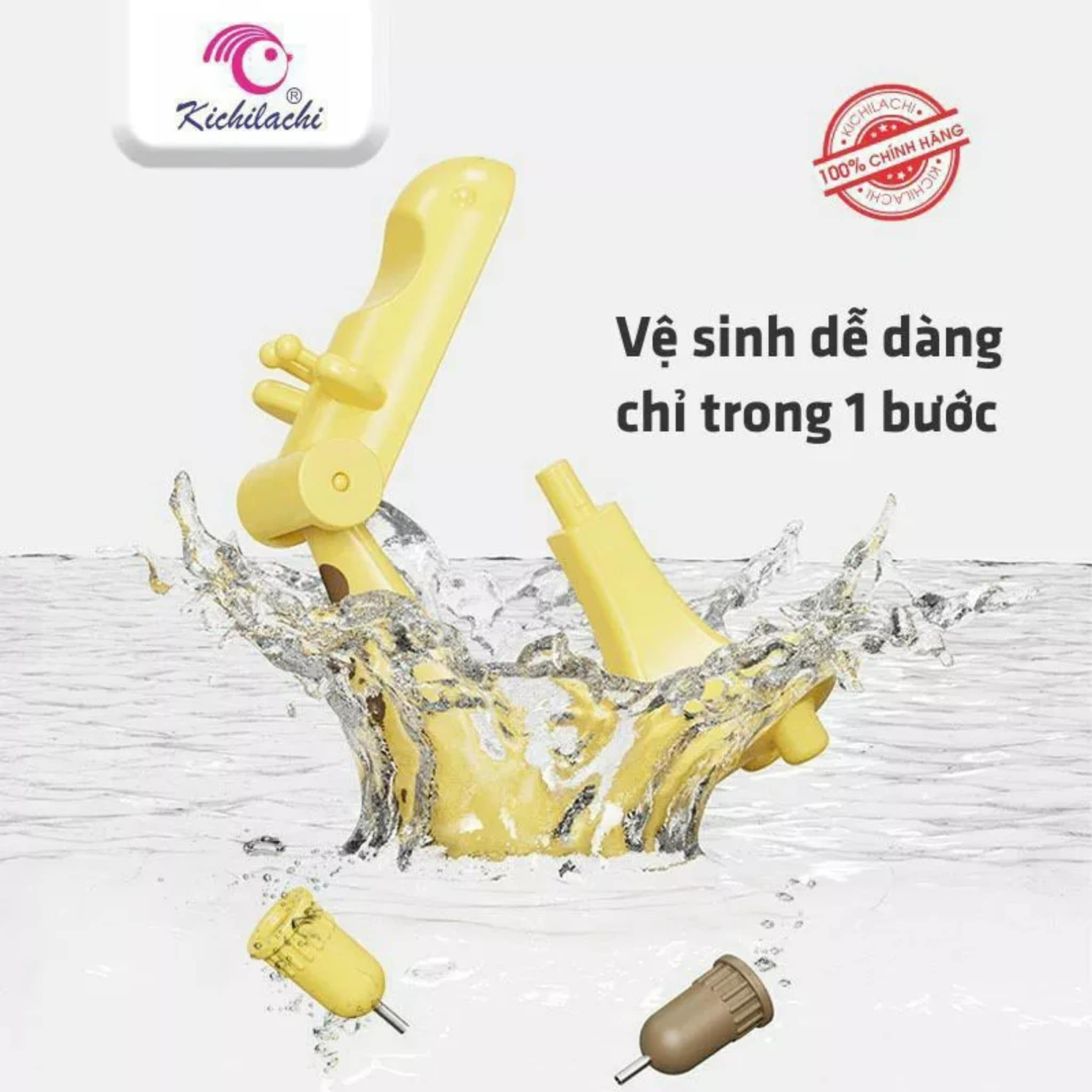 Đục Lỗ Núm Ti Bình Sữa Kichi