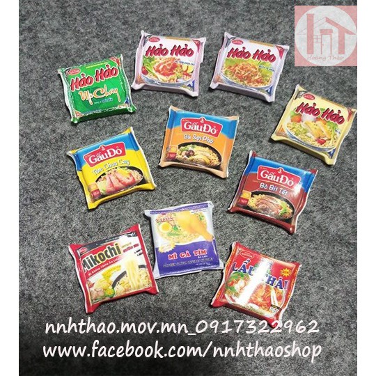 Đồ Tý Hon Trang Trí Mô Hình, Búp Bê_Mì Gói