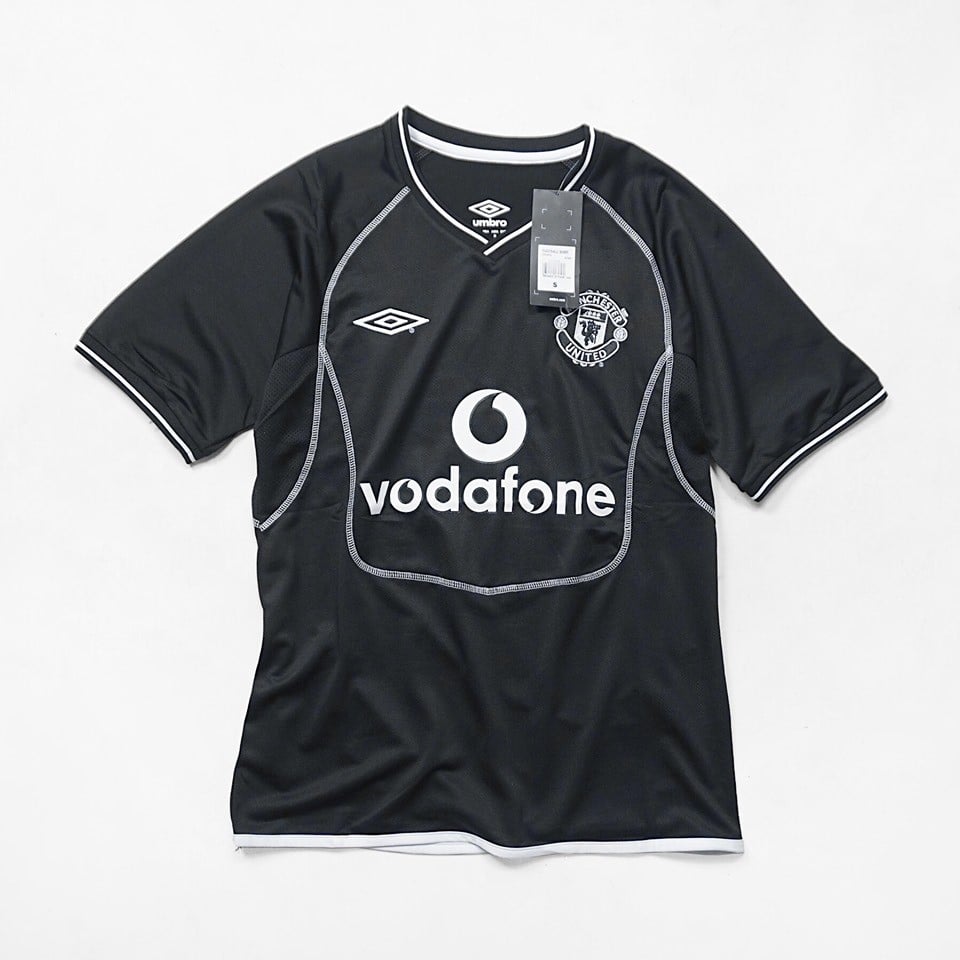 [HCM]Áo Đấu M.U Umbro Vodafone Tay Dài Đen