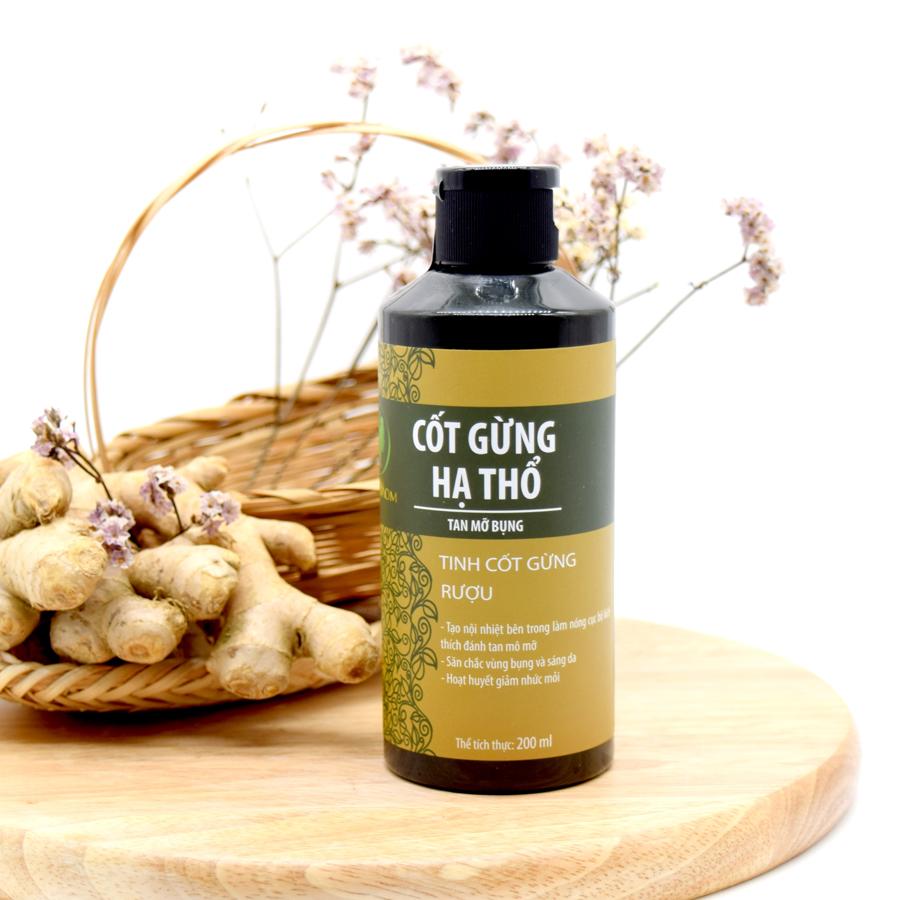Cốt gừng hạ thổ tan mỡ bụng Wonmom 200ml
