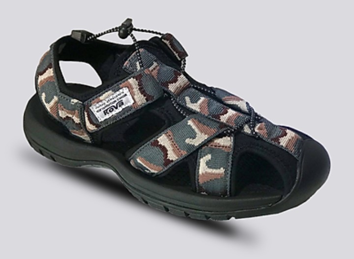 Giày sandal nam Bít mũi  bền đẹp hiệu Rova (size 39-43)