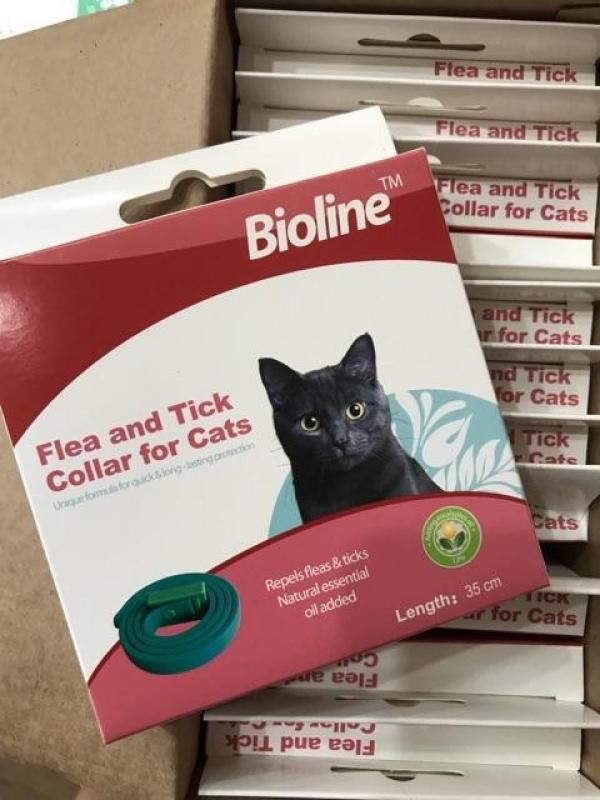 Vòng cổ ngừa và trị ve rận bọ chét cho mèo BIOLINE