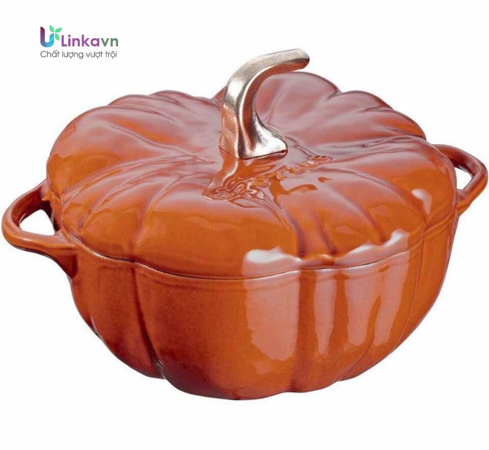 Nồi gang Staub Bí Ngô 24 cm - nhập khẩu CH Pháp