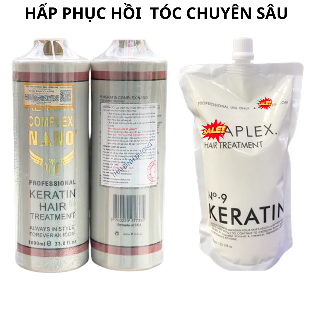 [CHÍNH HÃNG] Hấp ủ phục hồi tóc Keratin Complex Nano