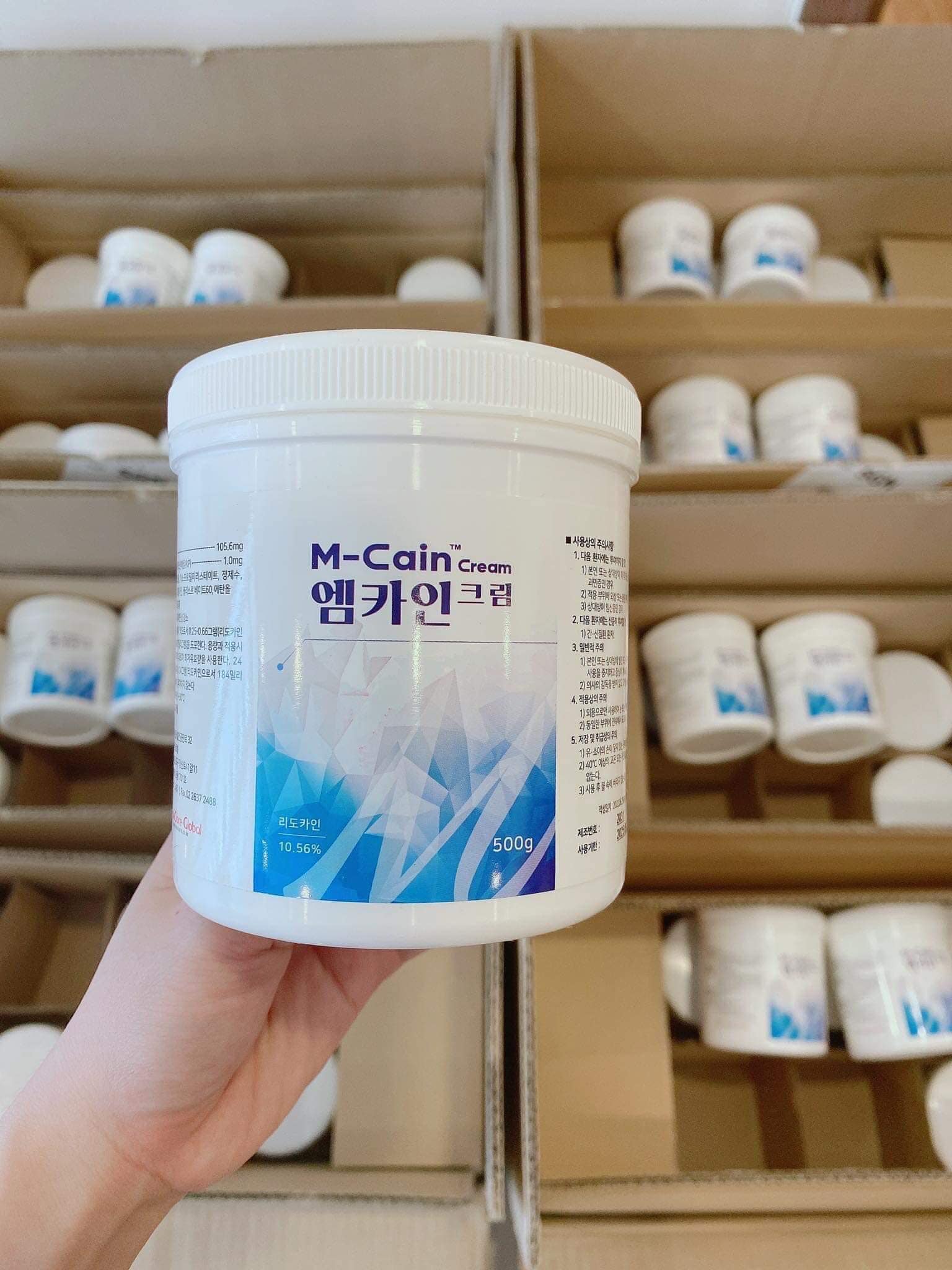 Kem ủ tê M Cain 10.56% Hàn Quốc