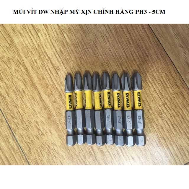 Mũi Vít DeWalt PH3 loại xịn cao cấp - 5cm