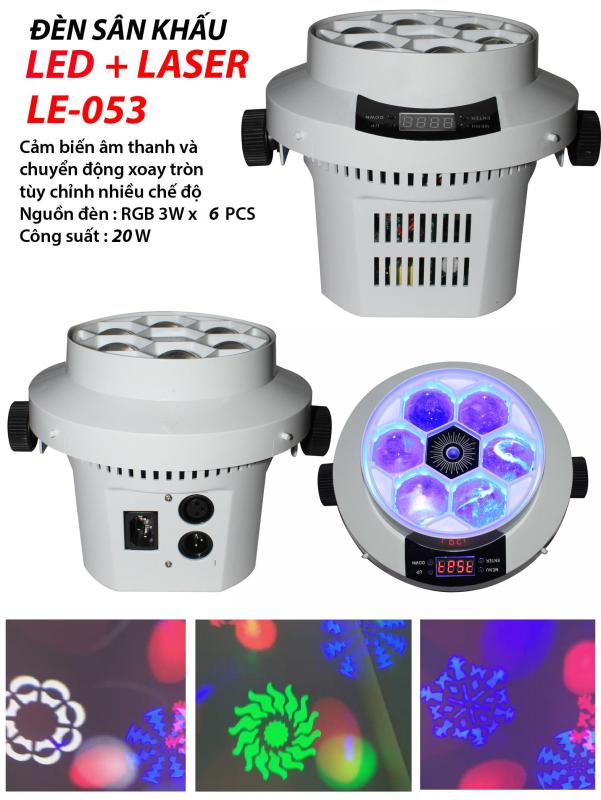 Đèn sân khấu Led + Laser LE-053