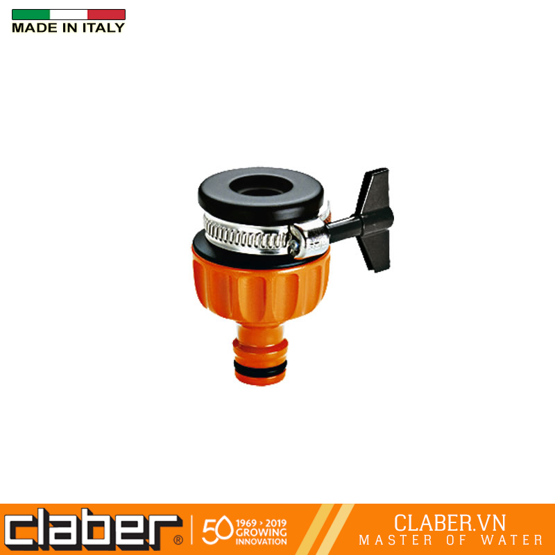 Khớp nối cổ dê từ vòi ra đầu nối nhanh Claber 8525