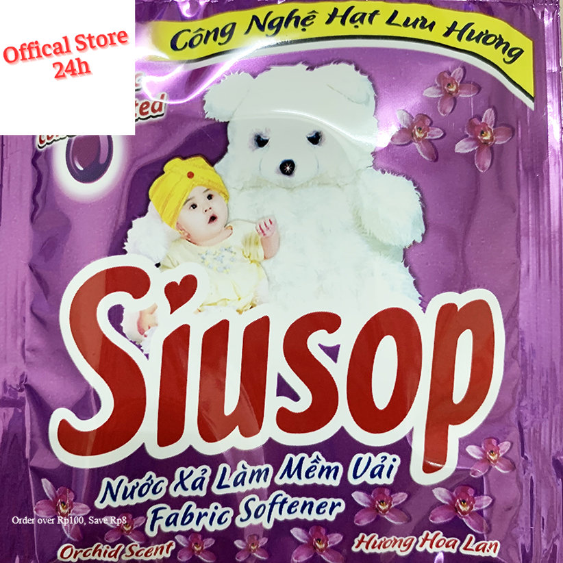 1 Dây 10 Gói Nước Xả Làm Mềm Vải SiuSop
