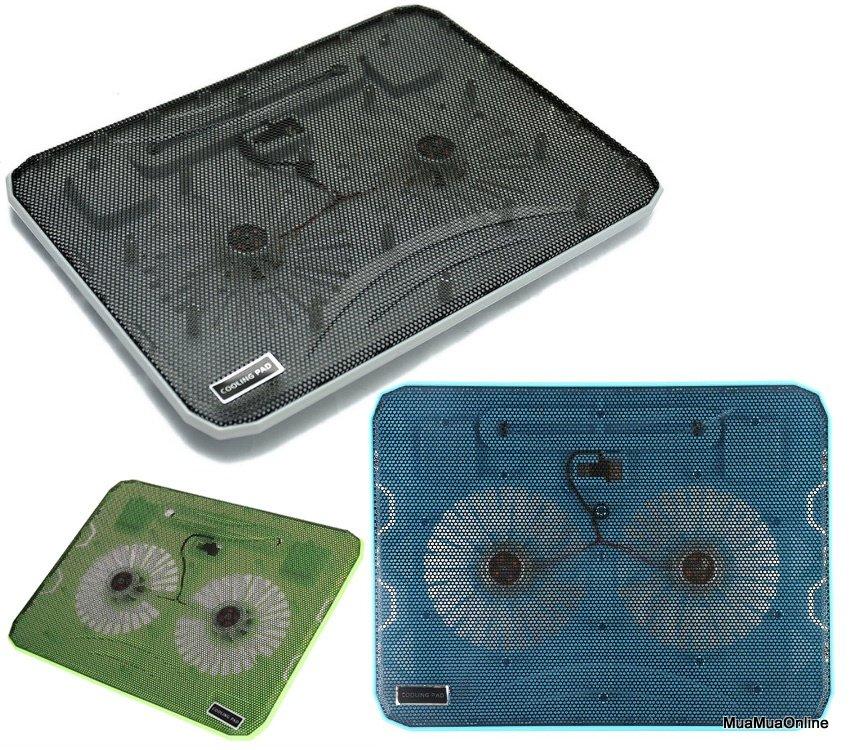 Đế Tản Nhiệt LapTop N130 2 Quạt Cao Cấp