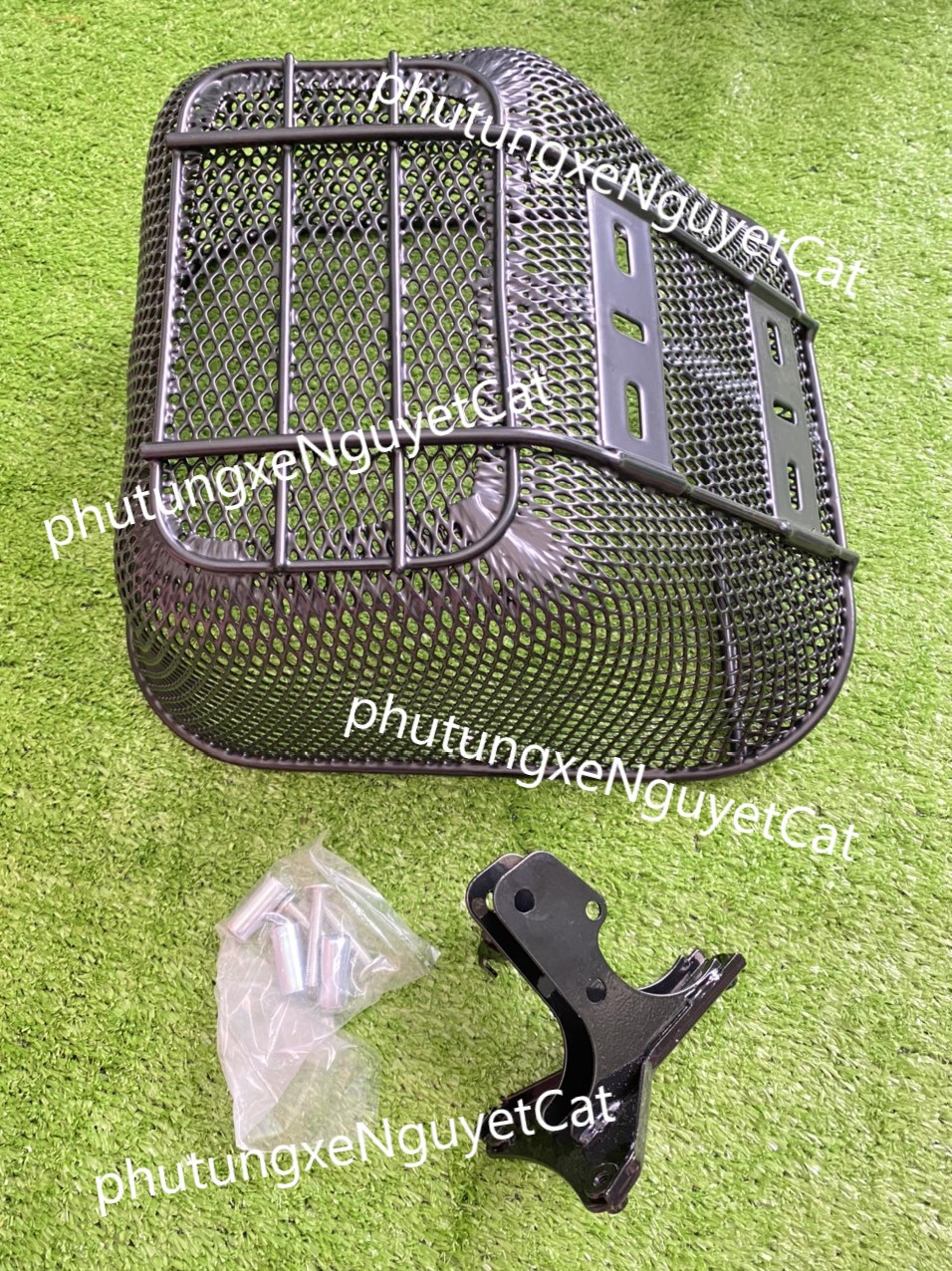 Rổ kèm pas xe Wave 17