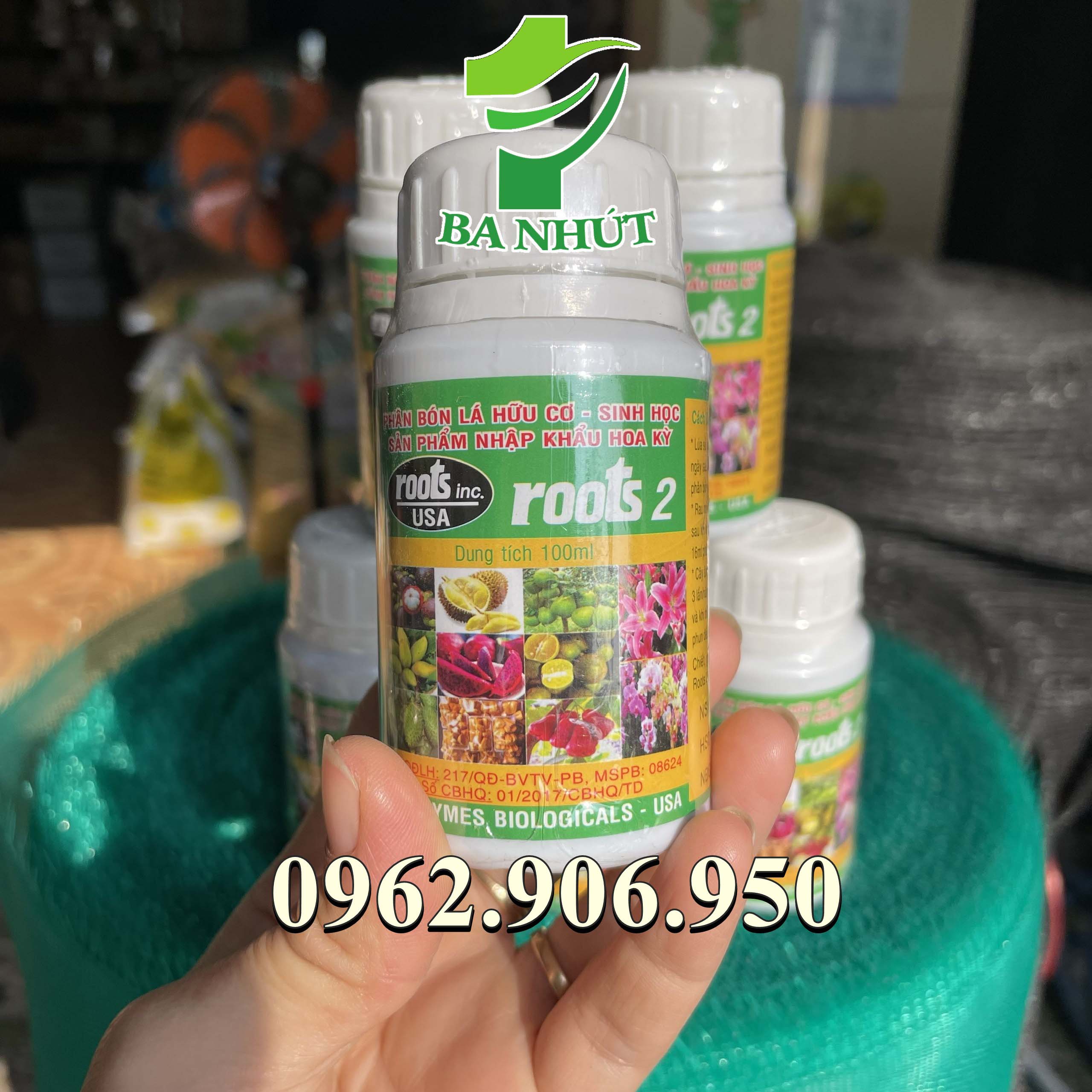 Phân Bón Lá Cao Cấp Kích Ra Rễ ROOTS 2 Hoa Kỳ (100ml)