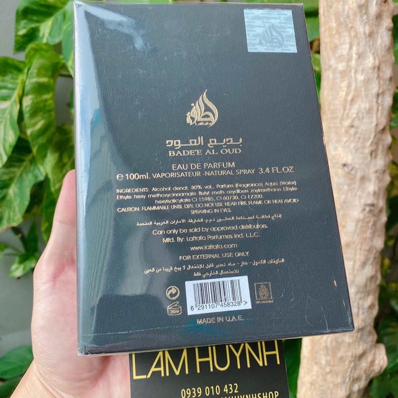 [ CHÍNH HÃNG] Nước hoa Dubai LATTAFA OUD FOR GLORY và AMETHYST 100ml