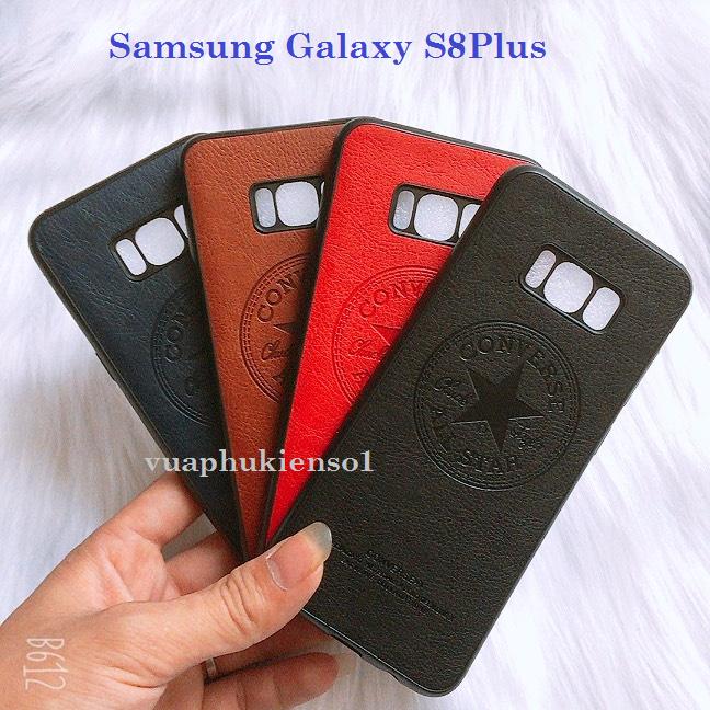 Samsung galaxy s8plus ốp lưng giả da converse siêu hót ảnh thật 100%