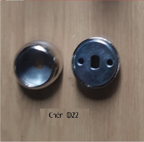 2 Chén treo thanh inox tủ áo