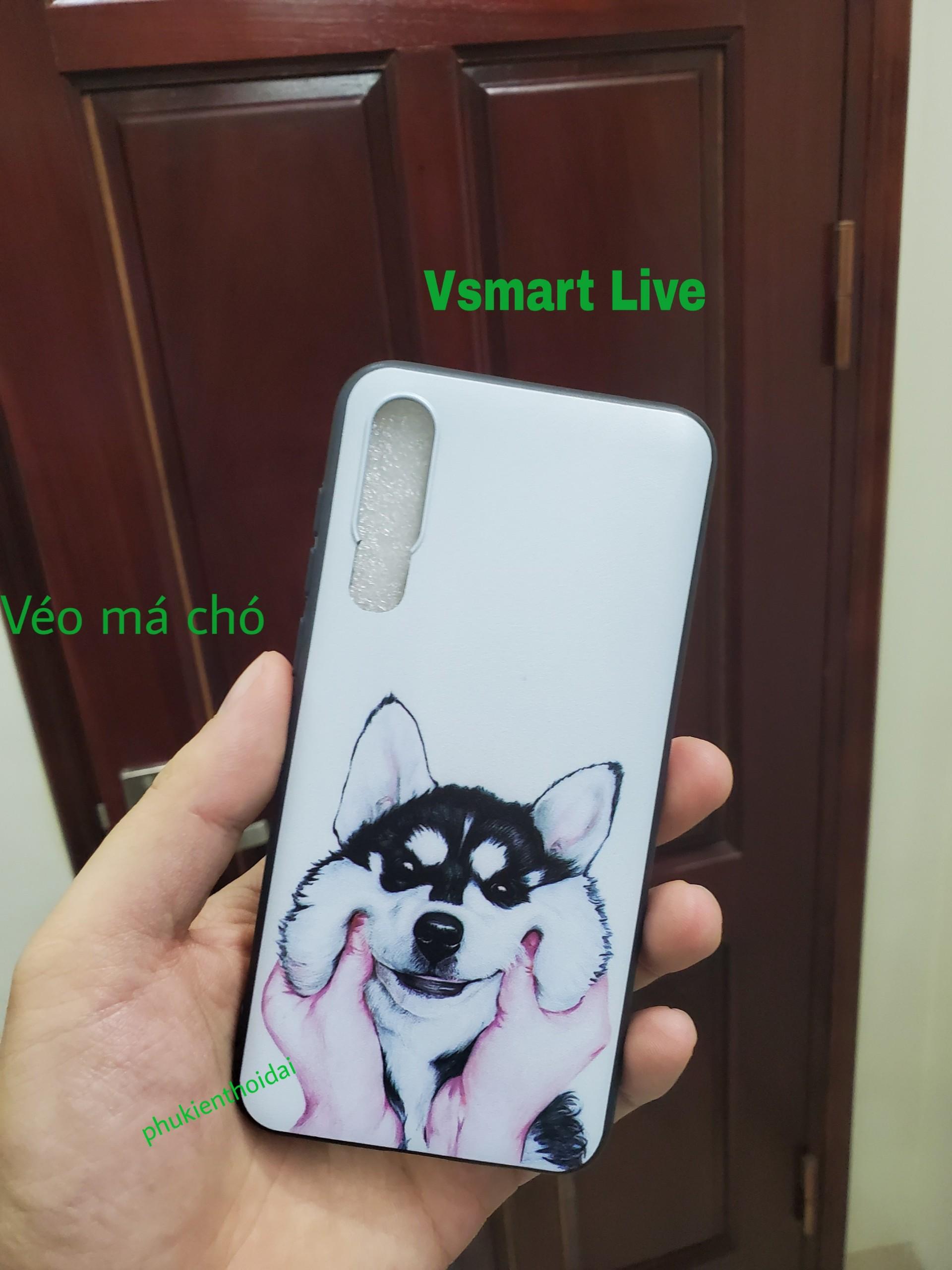 Ốp lưng in 3D cho Vsmart Live dẻo TPU chất đẹp ( đã khoét camera )