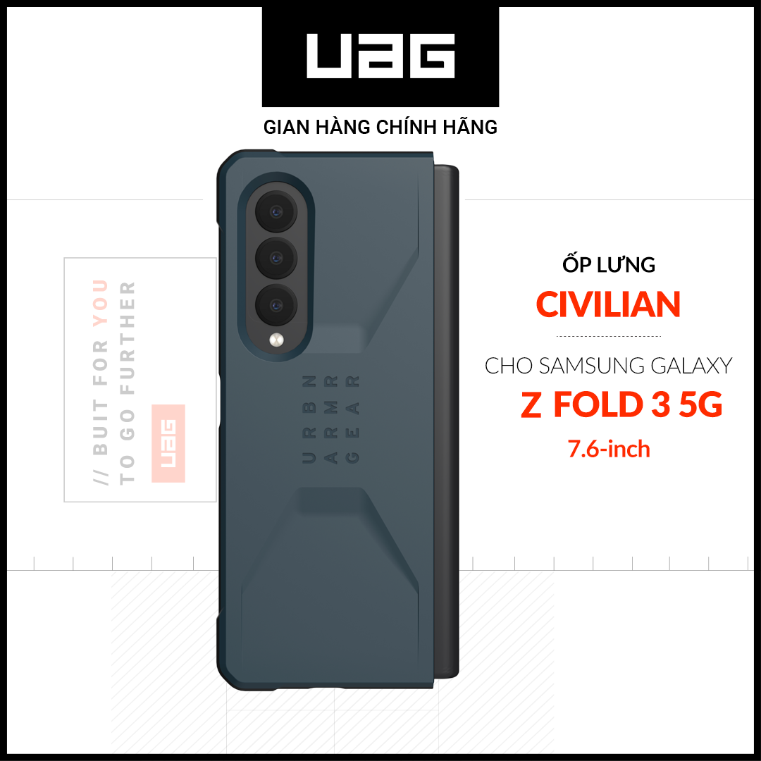 Ốp lưng uag civilian cho samsung galaxy z fold 3 5g