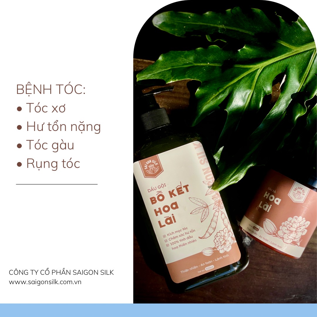 Combo shampoo bio link flower Lài 500ml