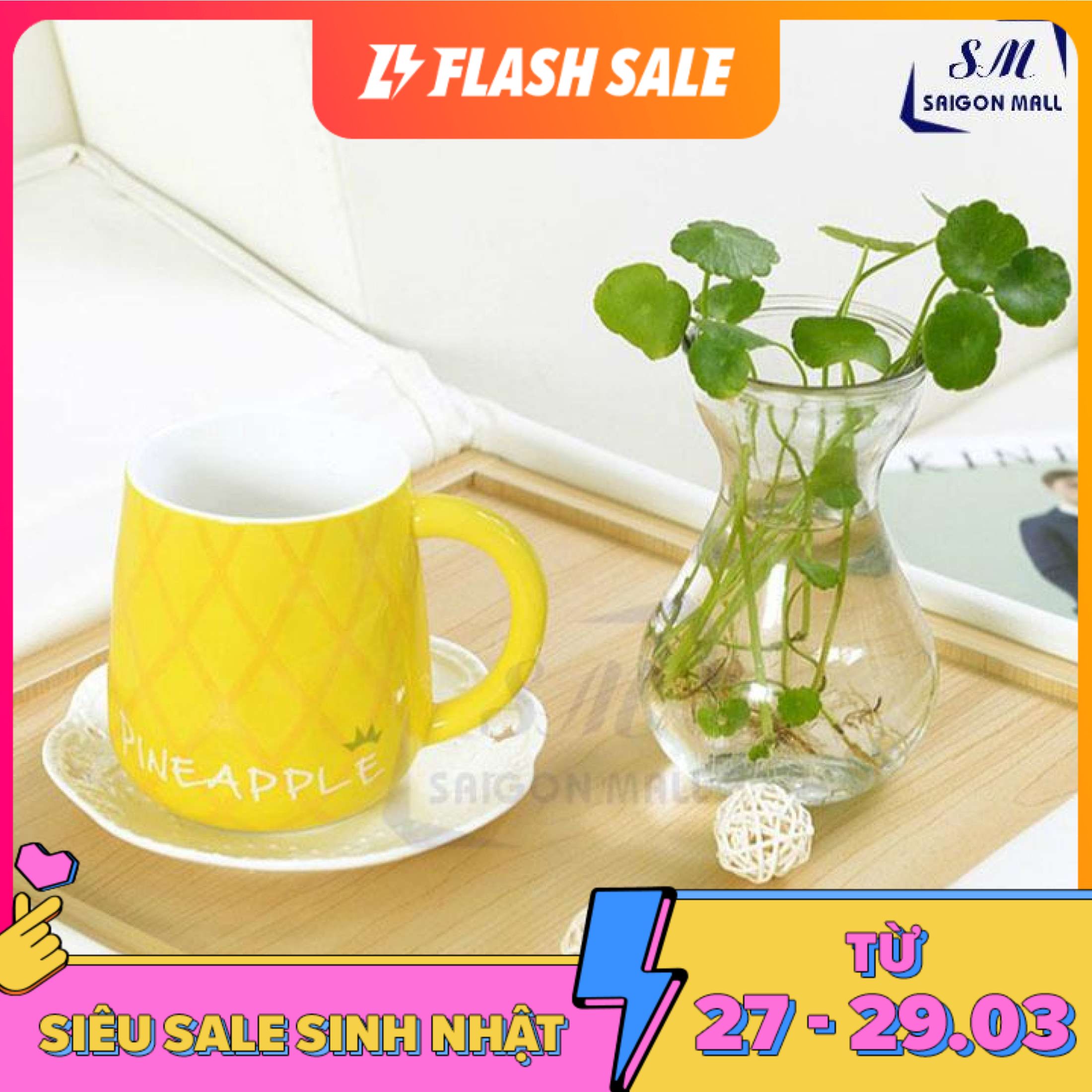 [HCM]COMBO 4 bình thủy tinh trồng cây thủy canh 4 bình loe - 4 Bình trồng cây  Tiên Ông + Tặng kèm dây sơ dừa trang trí