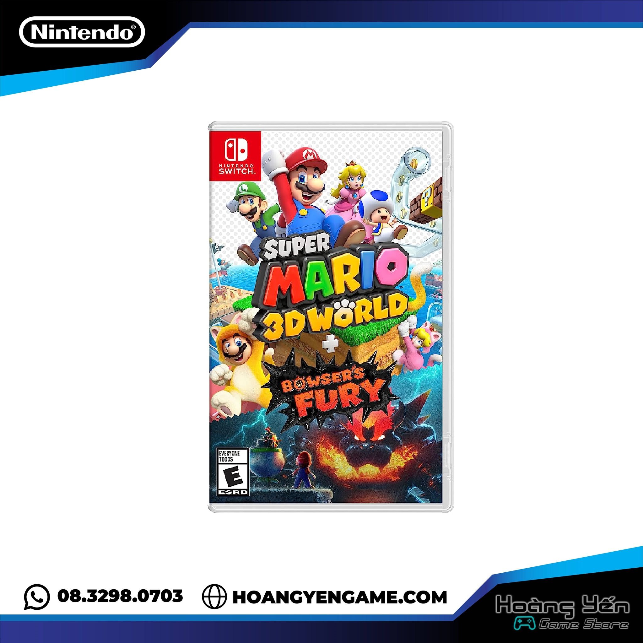 Băng Game Nintendo Switch Super Mario 3D World + Bowser’s Fury