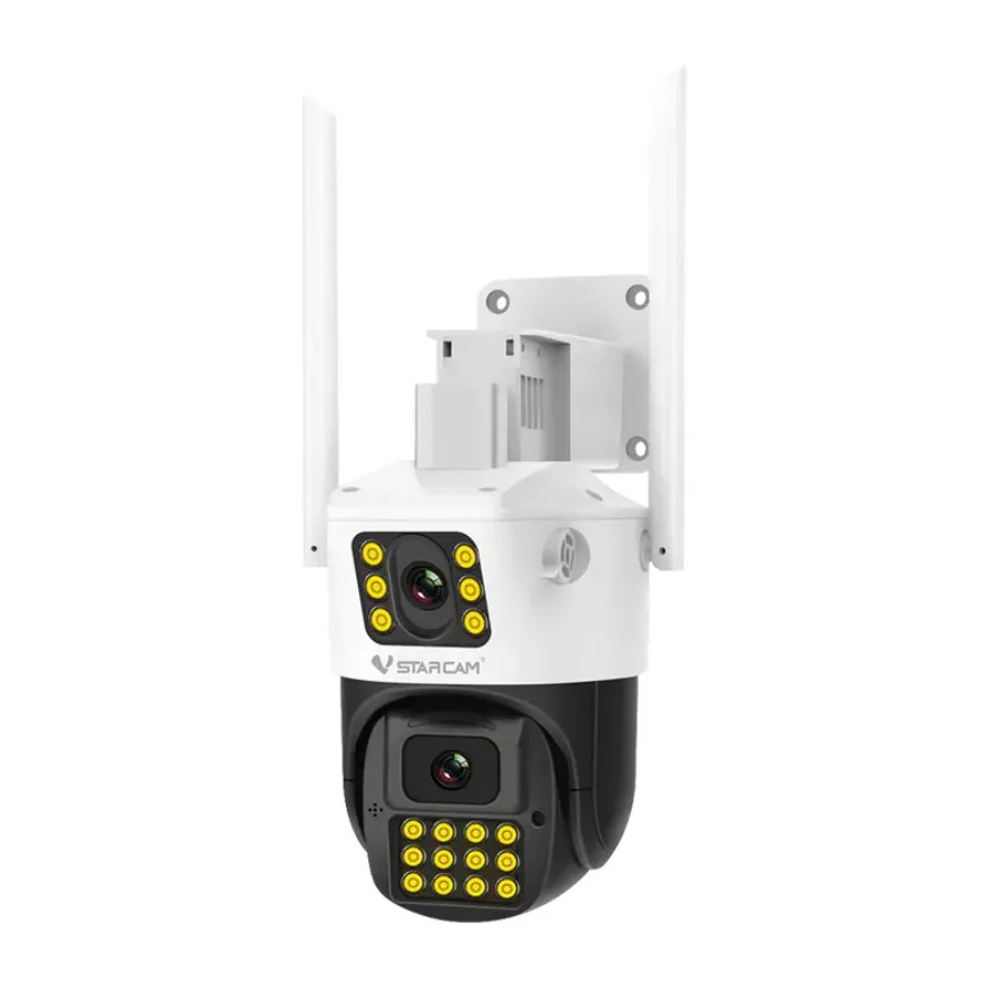 Camera IP Wifi Ngoài Trời Vstarcam Dùng Sim 4G Thông Minh - Camera Ống Kính Kép Độ Phân Giải Cao Siêu Nét - Chống Nước IP66 Phát Hiện Chuyển Động Đàm Thoại 2 Chiều - Camera Quay Ban Đêm Có Màu Đến 30M - Lưu Trữ Thẻ Nhớ - BH 12 Tháng