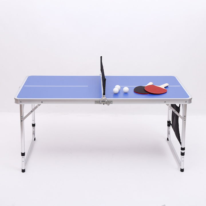 Bàn bóng bàn mini, bàn bóng bàn di dộng gấp gọn kích thước 120cmx60cm