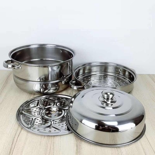 NỒI HẤP 3 TẦNG inox size 28cm