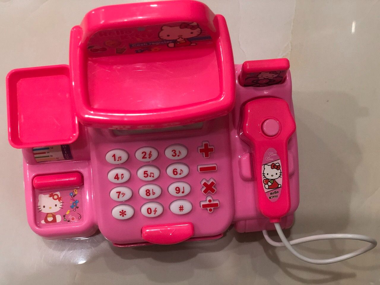 Bộ đồ chơi máy tính tiền siêu thị Hello Kitty