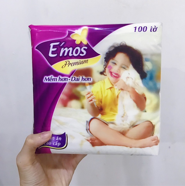 [HCM]Khăn giấy Emos (100 tờ)