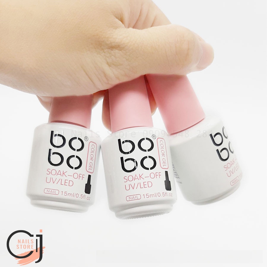 {CJ Nails Store} Set Sơn gel thạch 12 màu, Gel thạch bobo