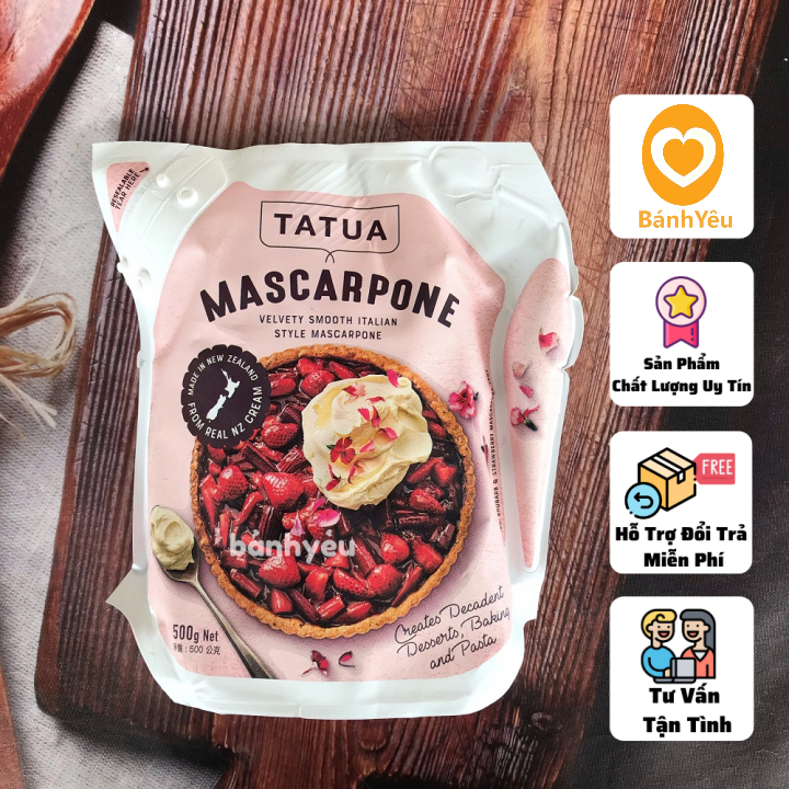 Phô mai Mascarpone TATUA 500g ( Giao TP.HCM )