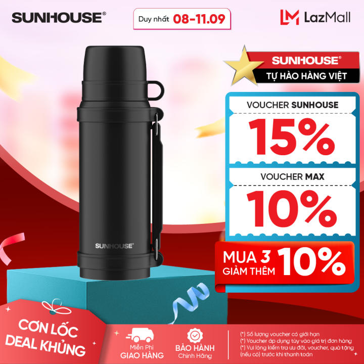 Phích giữ nhiệt đa năng 1.8L inox 304…