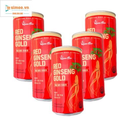 Nước Hồng Sâm Lon Hàn Quốc Queen Bin, thùng 30 Lon x 175ml