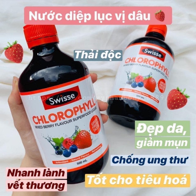Nước diệp lục Swisse chlorophyll 500ml
