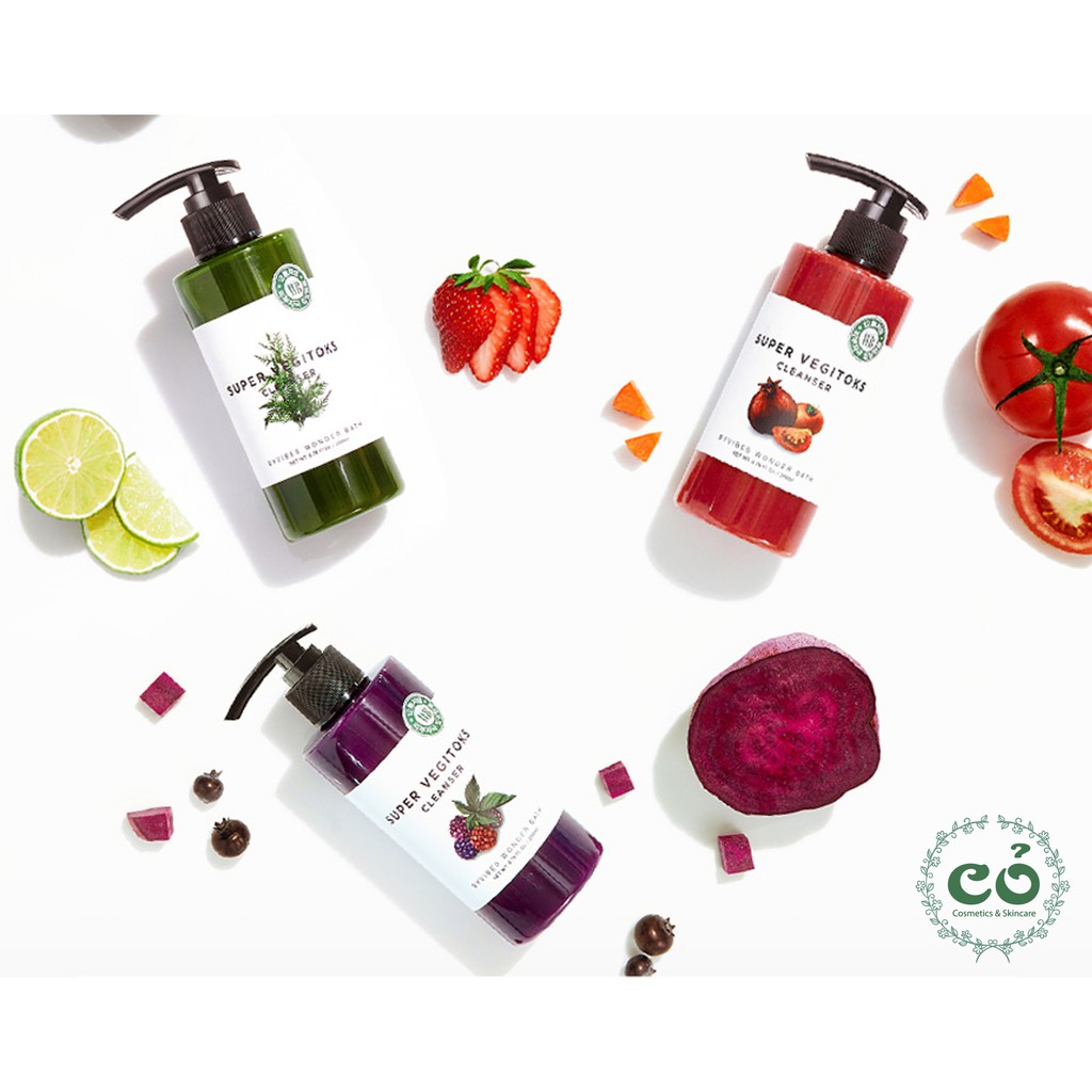 Sữa rửa mặt rau củ Super Vegitoks Cleanser