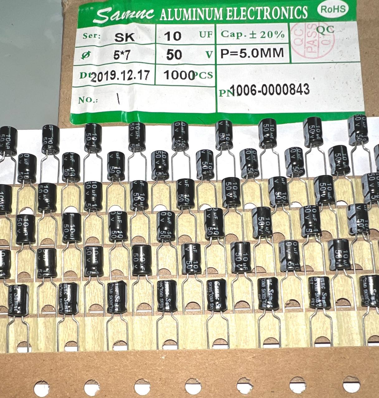 [ 20 con ] TỤ SAMNC ( 35V 100UF , 35V 470UF , 50V 10UF )