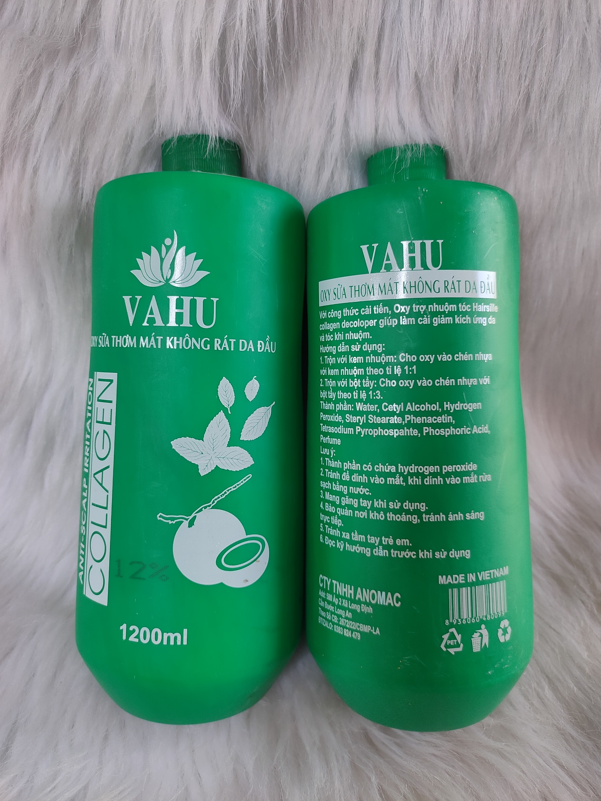 Oxy thơm trợ nhuộm VAHU 1100ml